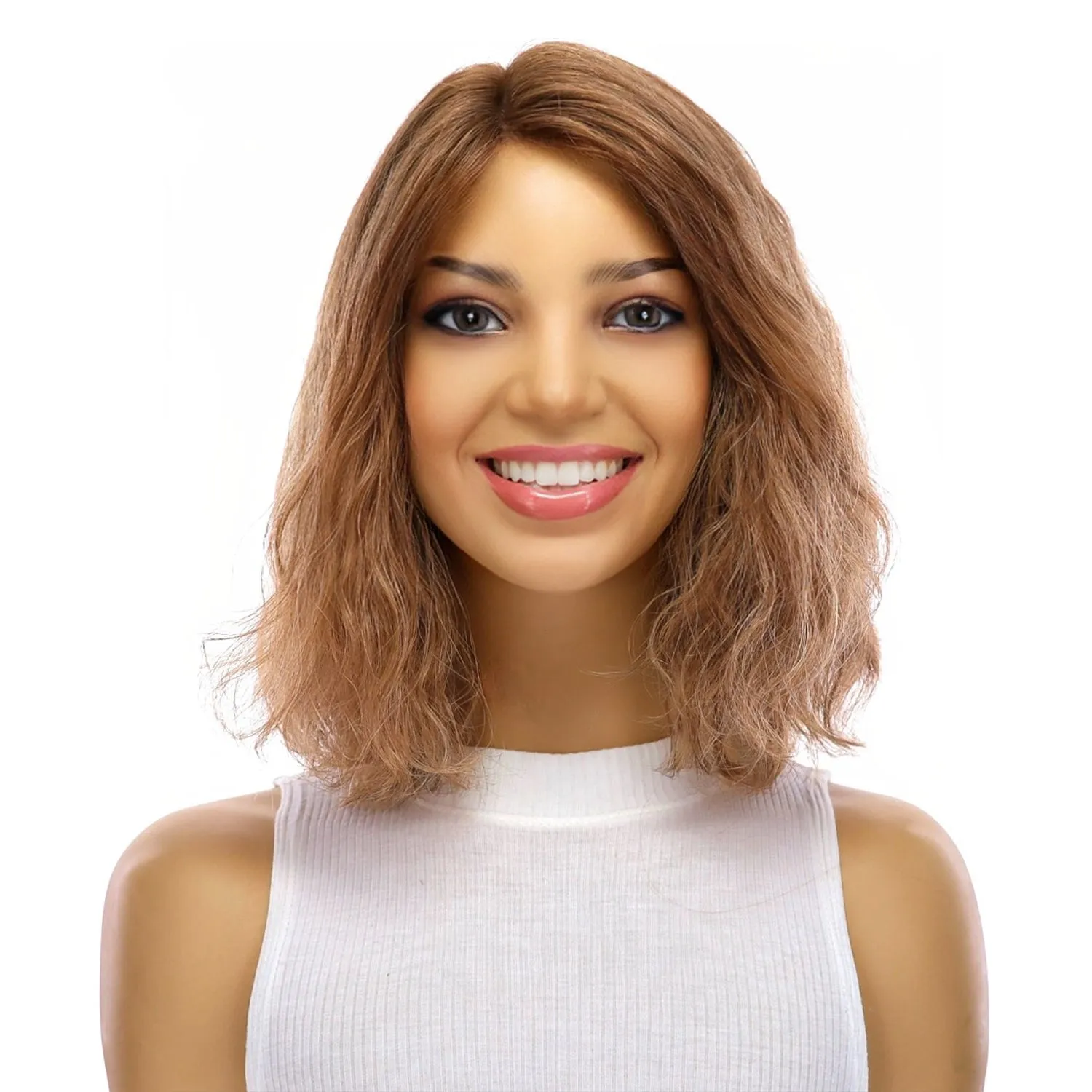 12" Divine Lace Top Wig Light Brown Babylight Wavy