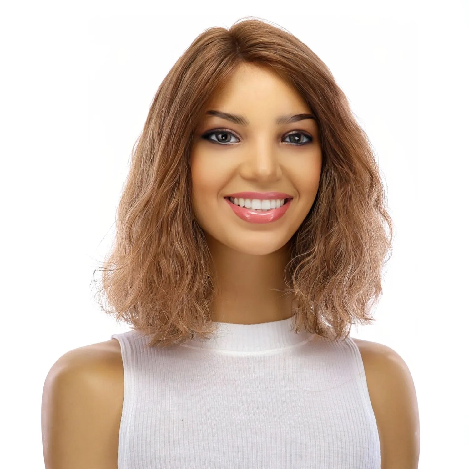 12" Divine Lace Top Wig Light Brown Babylight Wavy