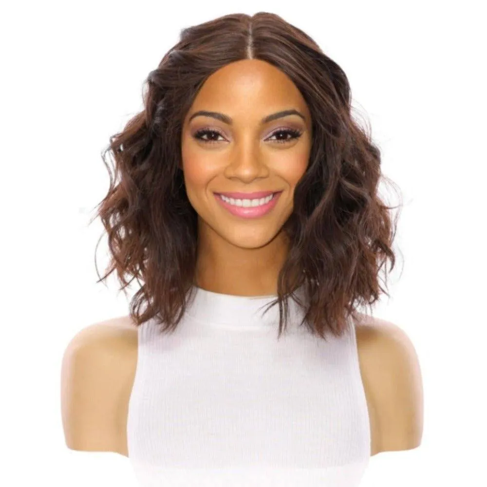 12" Divine Luxe Lace Top Wig #4 Dark Brown Wavy