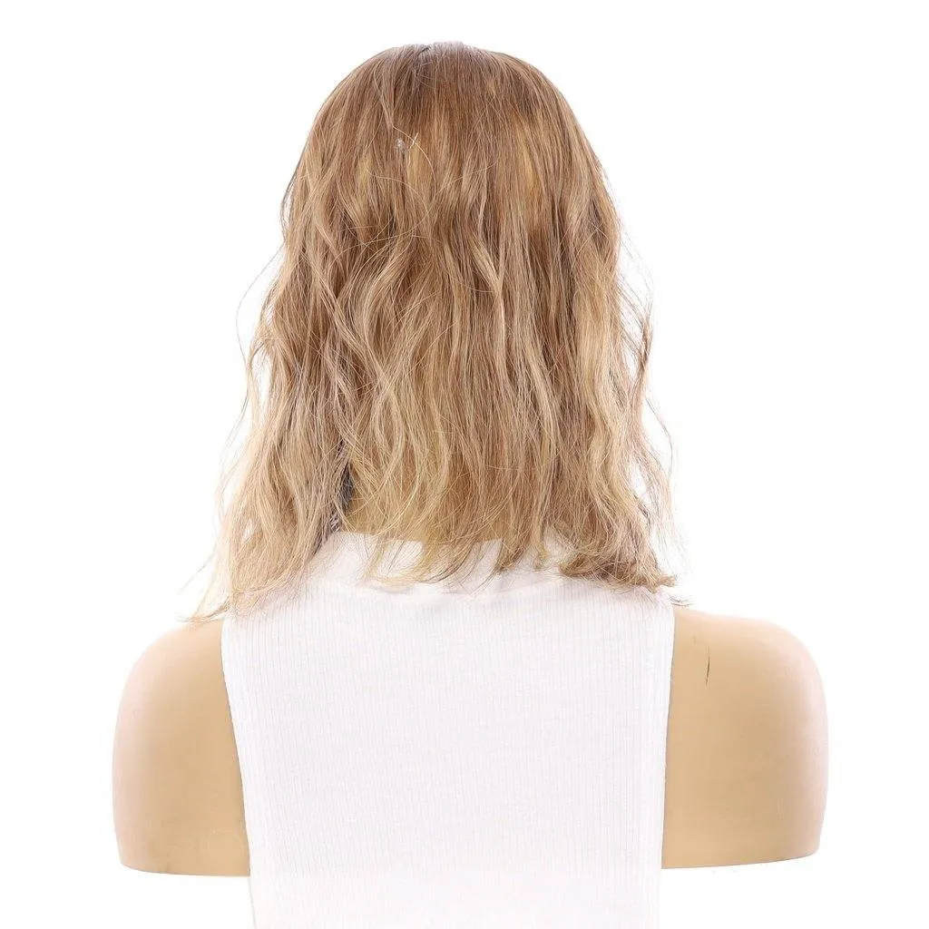 14" Topaz Lace Top Topper Light Brown Babylight Wavy