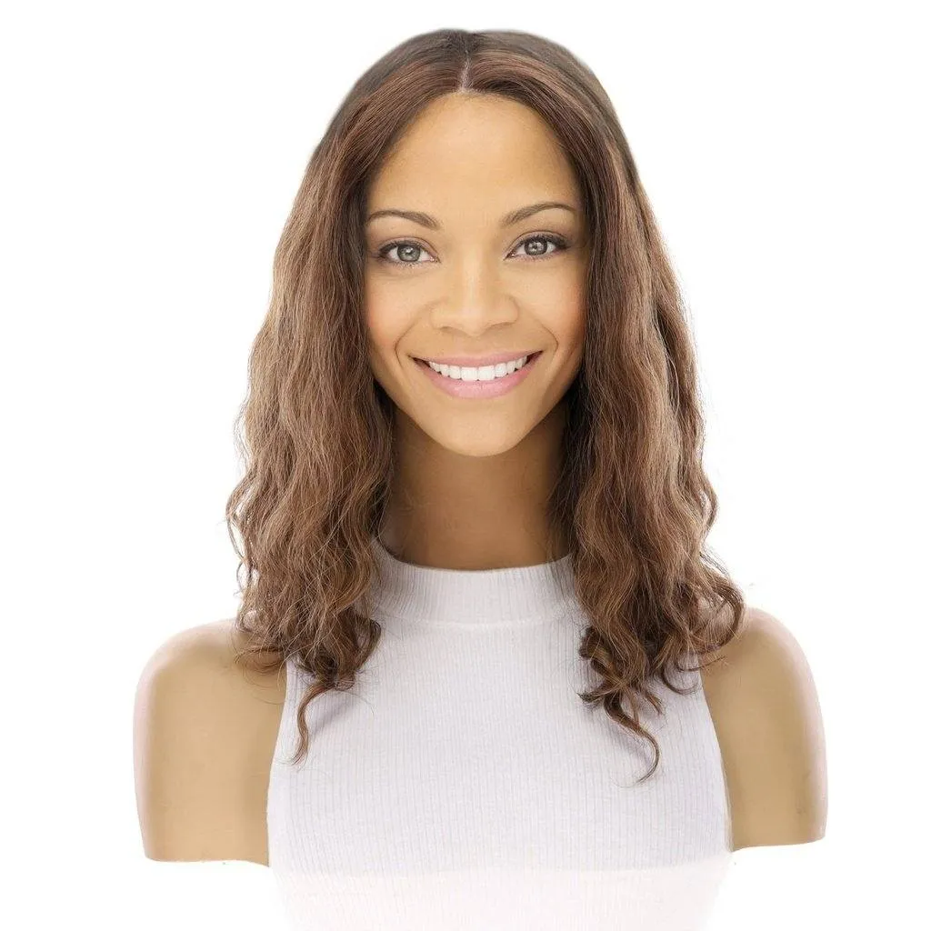 16" Divine Lace Top Wig Medium Brown Babylight Wavy