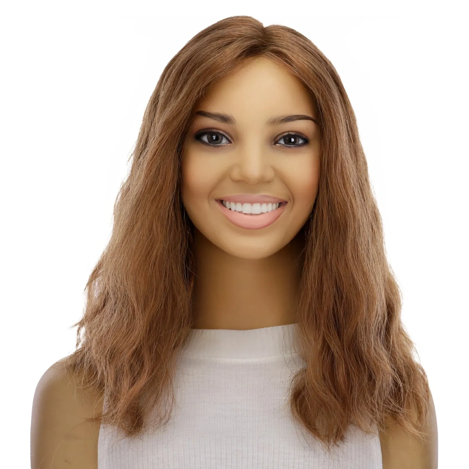 16" Divine Lace Top Wig Strawberry Blonde Wavy