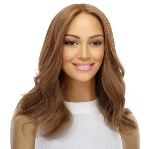16" Ponytail Silk Part Wig Strawberry Blonde