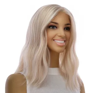16" Princess Silk Top Wig Ice Blonde