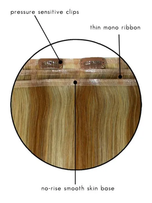 16" Wavy easiXtend (HD) Heat Defiant Clip In Extensions (5pcs) | Discontinued