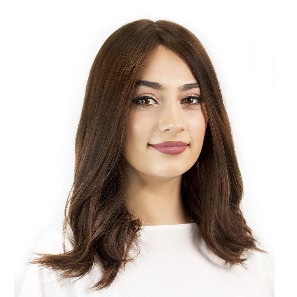 18" Princess Silk Top Wig Auburn