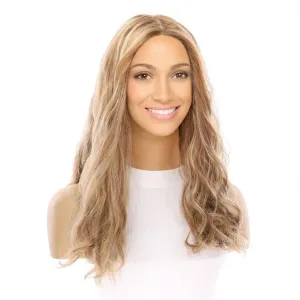 18" Princess Silk Top Wig Medium Blonde Wavy