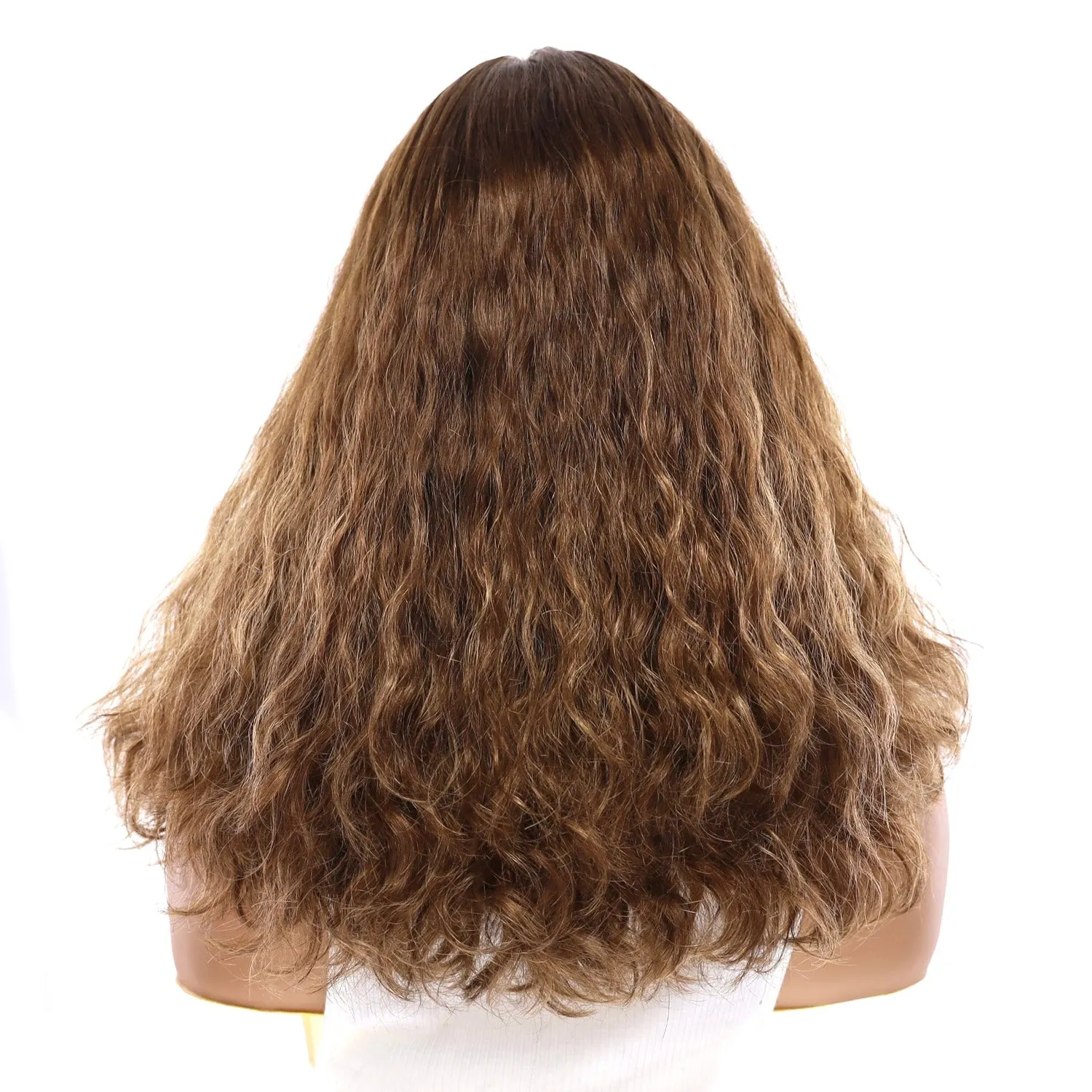 18" Princess Silk Top Wig Medium Brown Babylight Wavy