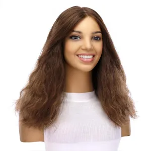 18" Princess Silk Top Wig Medium Brown Babylight Wavy