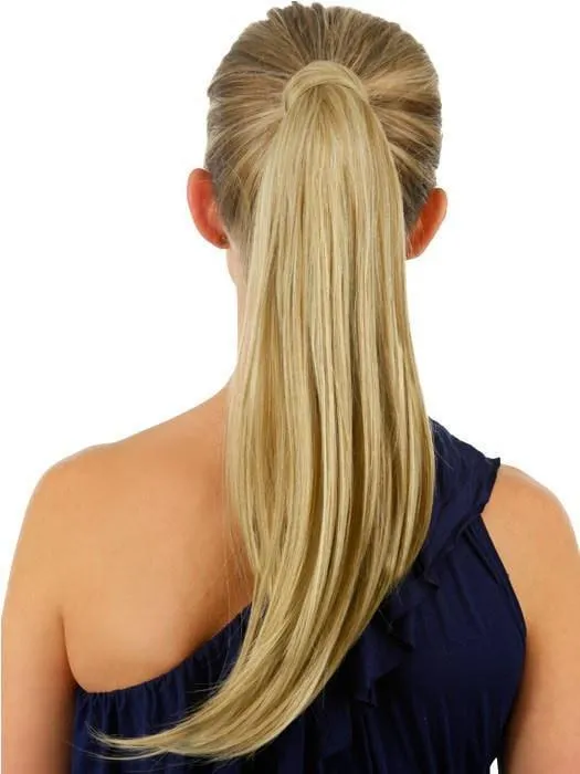18" Simply Straight Pony | Synthetic Ponytail (Wrap-Around)