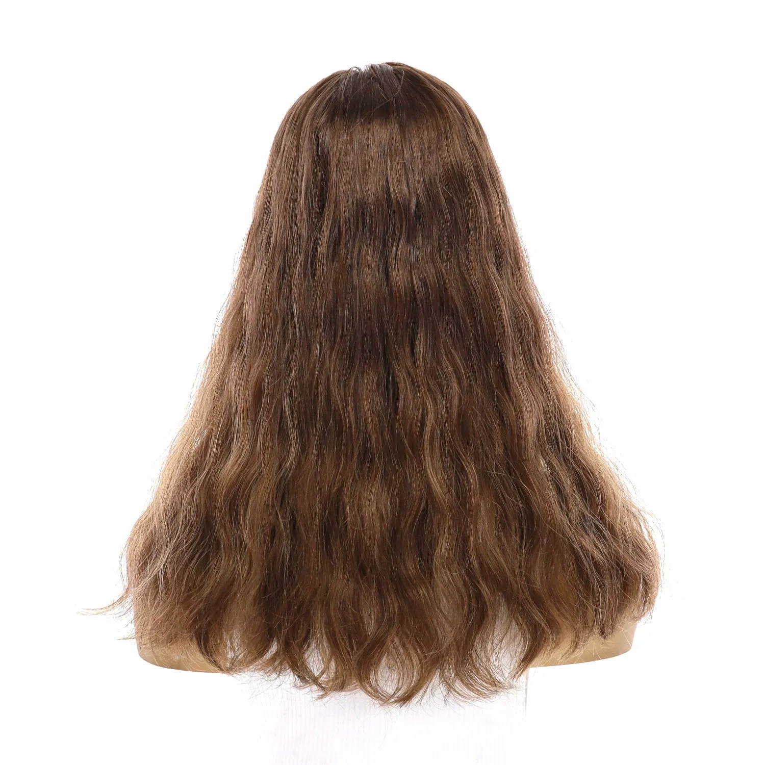 18" Topaz Lace Top Topper Medium Brown Babylight Wavy