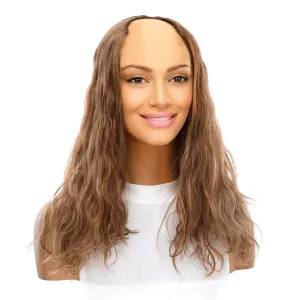 18" U-Shape Topper Light Brown Babylight Wavy