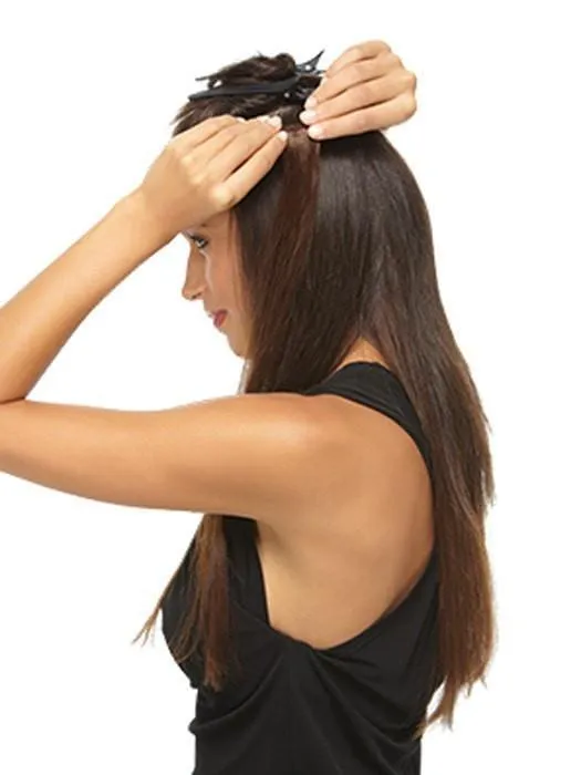 18" Wavy HF Synthetic Hair Extensions Kit (8 Piece) | CLOSEOUT