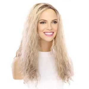 20" 3/4 Bandfall Wig Golden Blonde Wavy