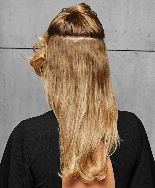 22" 4Pc Wavy Fineline Extension Kit Hairpiece by Hairdo | Synthetic (Mono Top)