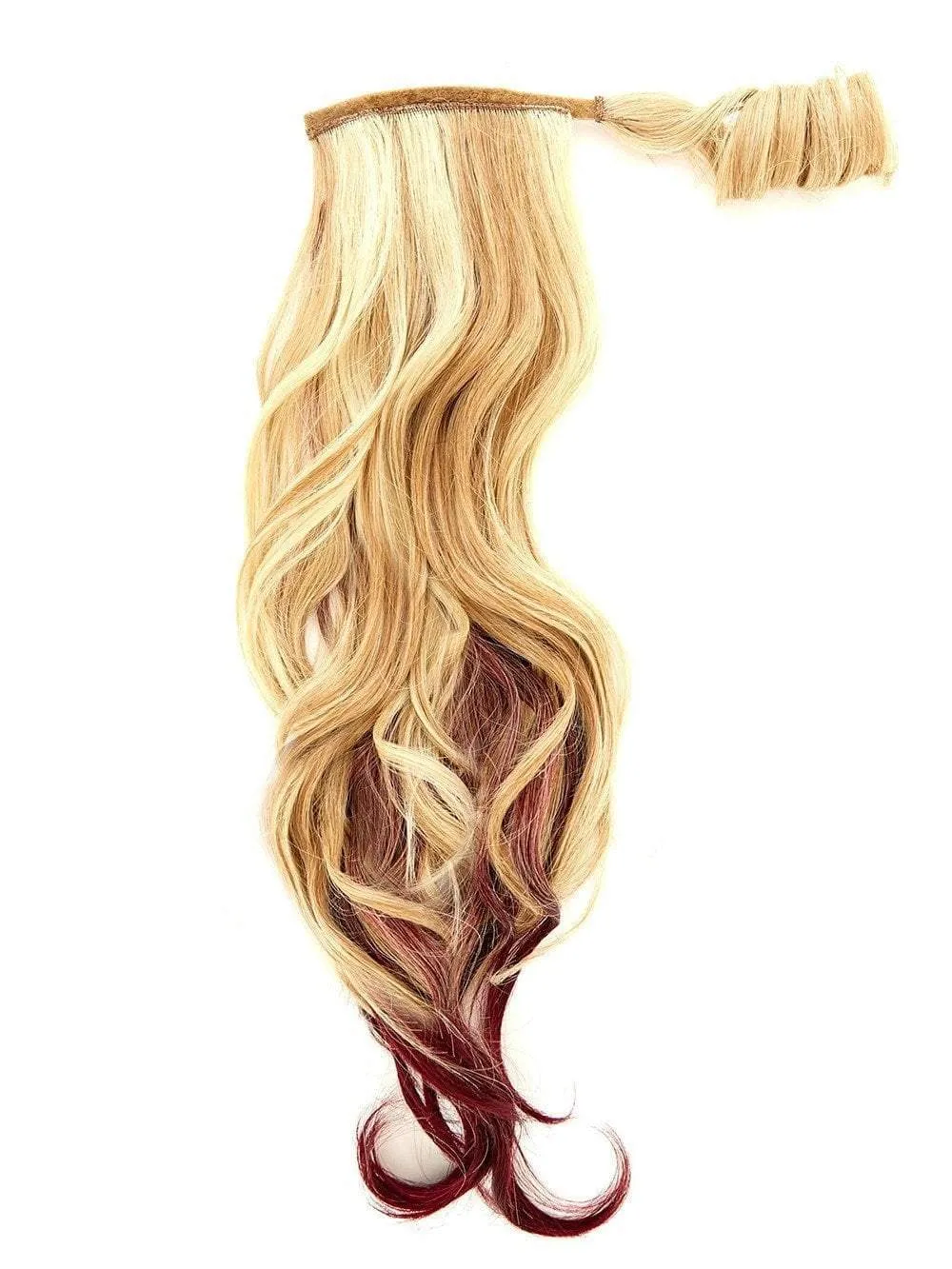 23" Color Splash Pony | NEW Colors | HF Synthetic Ponytail (Wrap-Around) | CLOSEOUT