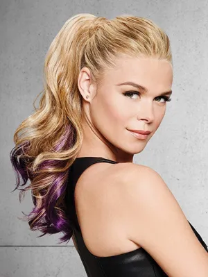 23" Color Splash Pony | NEW Colors | HF Synthetic Ponytail (Wrap-Around) | CLOSEOUT