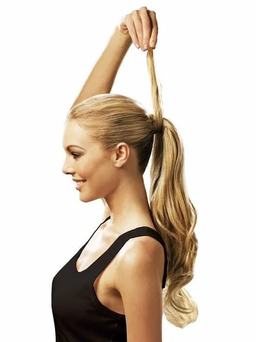 23" Long Wave Pony Hairpiece by Hairdo | Heat Friendly Synthetic Wrap-Around