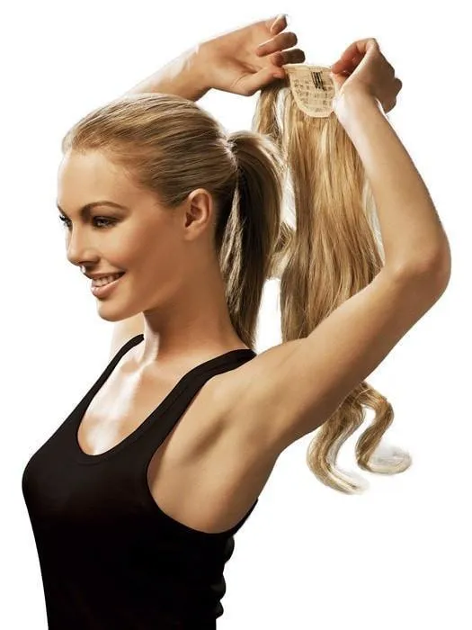 23" Long Wave Pony Hairpiece by Hairdo | Heat Friendly Synthetic Wrap-Around