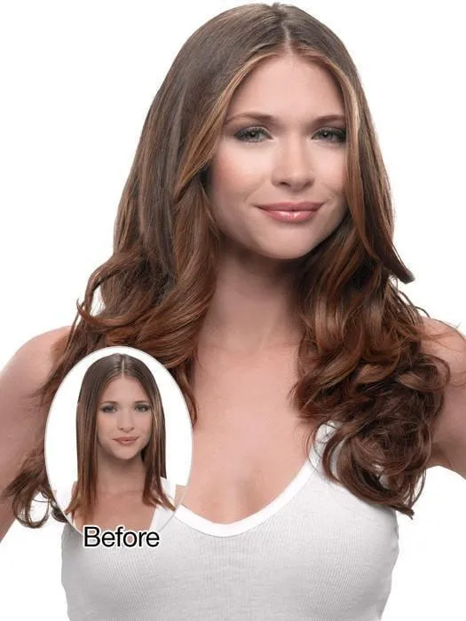 23" Wavy Extension Clip-In Hair Hairpiece by Hairdo | Heat Friendly Synthetic | Clearance Sale Open Box (Unworn - Like New)