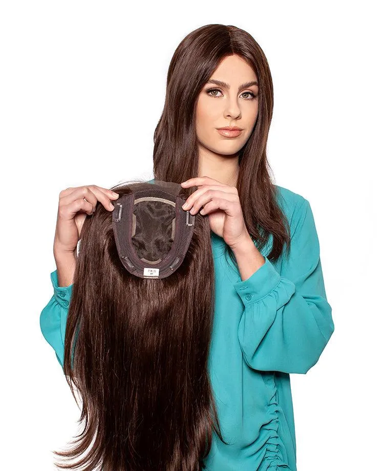 321 Natural Topper by WIGPRO: Human Hair Piece