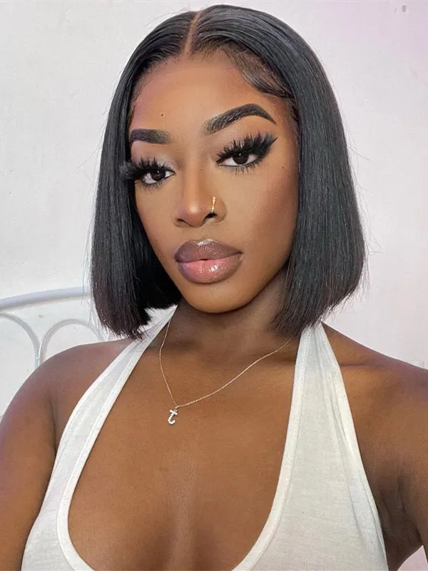 Chinalacewig Anniversary Sale Bob Wig #613 Blonde Wave 13x4 Lace Front Wig Two Wigs CD02