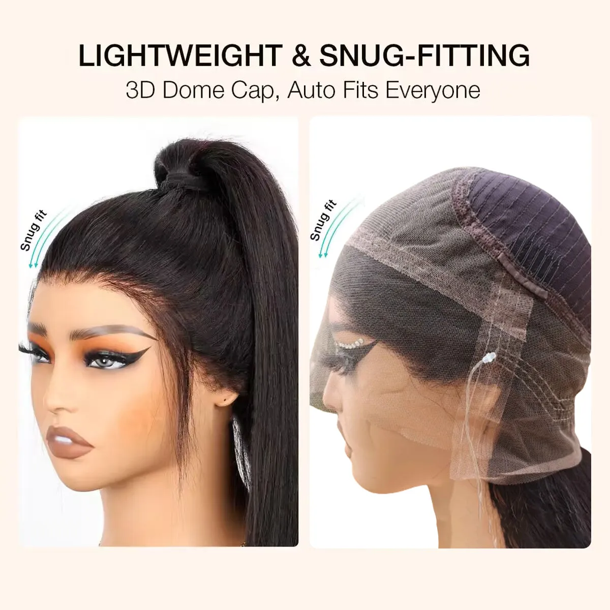 Chinalacewig Pre Plucked Undetectable HD Lace Silky Straight 360 Lace Wigs For Women CF227