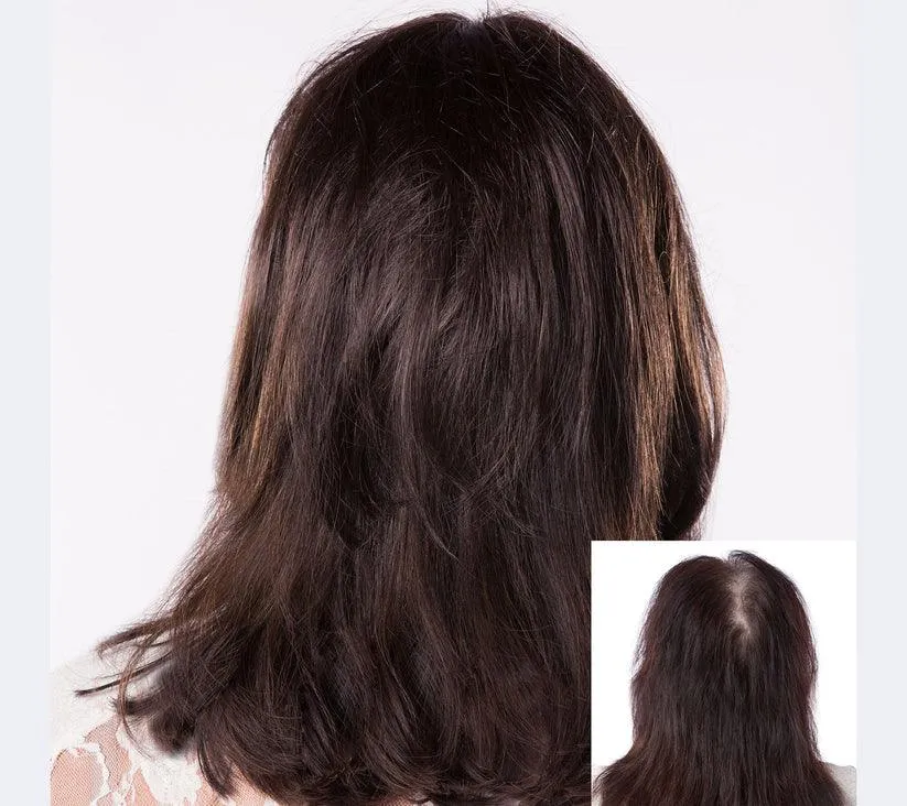 Faux Filler Straight Topper Hairpiece by Toni Brattin | Heat Friendly Synthetic