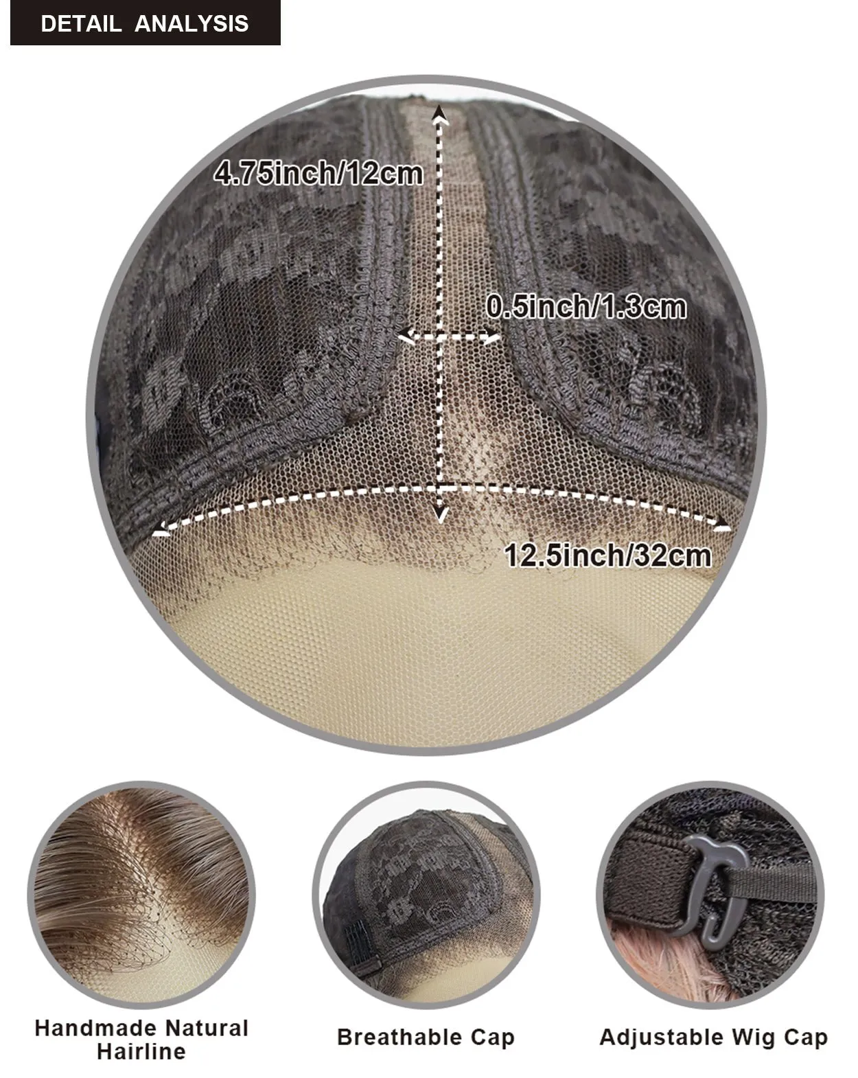 IMstyle Gemma dirty blonde with dark root pinky highlight 24 inches T part glueless lace front wigs TK112-2457