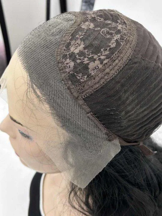 IMstyle Jennie 30 inches 13*3 glue less| Lace Synthetic Wigs | Long Black Hair | Small Water Wave Curly Hair | Everyday Essentials | DIY Hair Accessories | Heat Resistant | W217-C246-C13X3