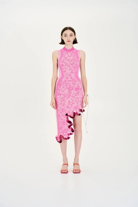 IRIS SIGNATURE WAVY DRESS WITH SEQUINS