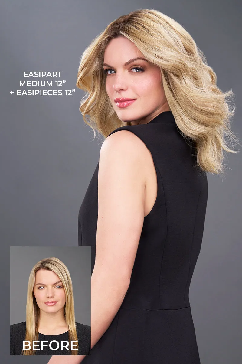 Jon Renau Toppers - EasiPart Medium 12" (#818) - Remy Human Hair
