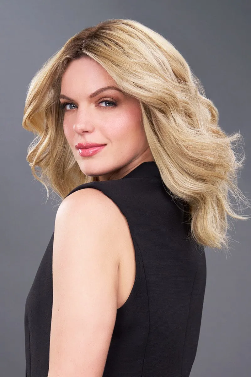 Jon Renau Toppers - EasiPart Medium 12" (#818) - Remy Human Hair