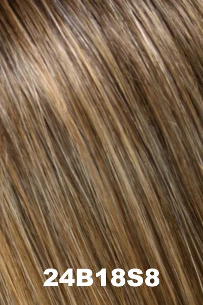 Jon Renau Toppers - EasiPart Medium 18" (#819) - Remy Human Hair