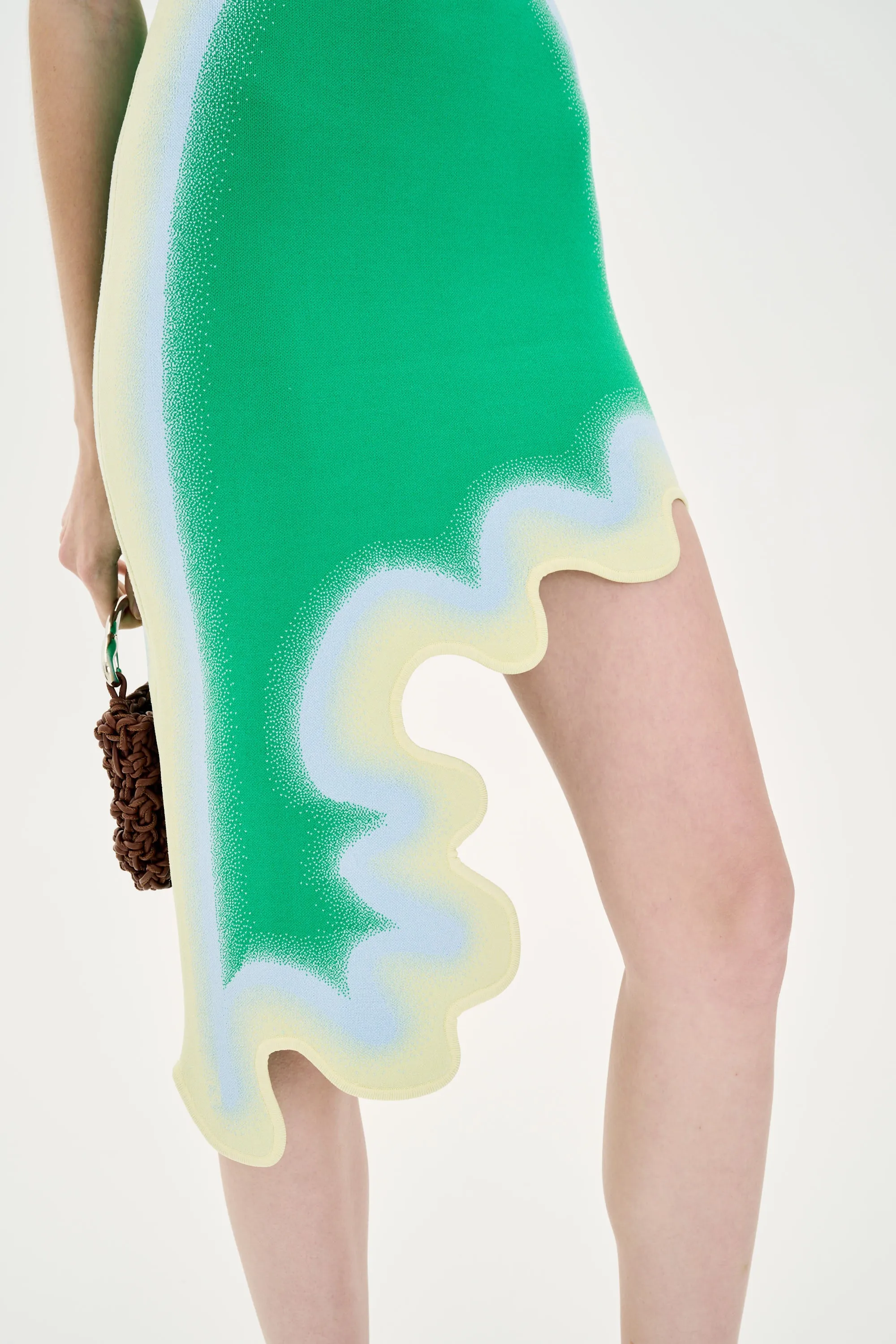 LOTUS SIGNATURE WAVY DRESS WITH OPEN BACK