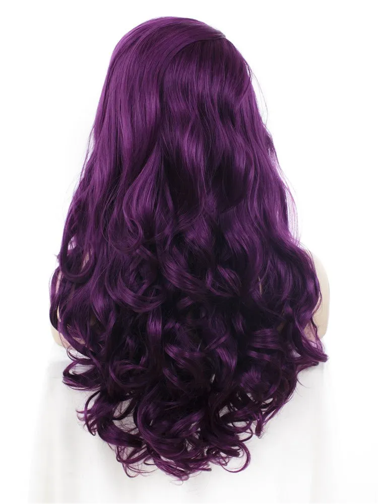 Natural Loose Wavy Purple Lace Front Wigs IM73700