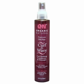 On Organic Natural Curl N Wavy Curl Defining Conditioner & Detangler - Cherry Blossom - 4.5 oz
