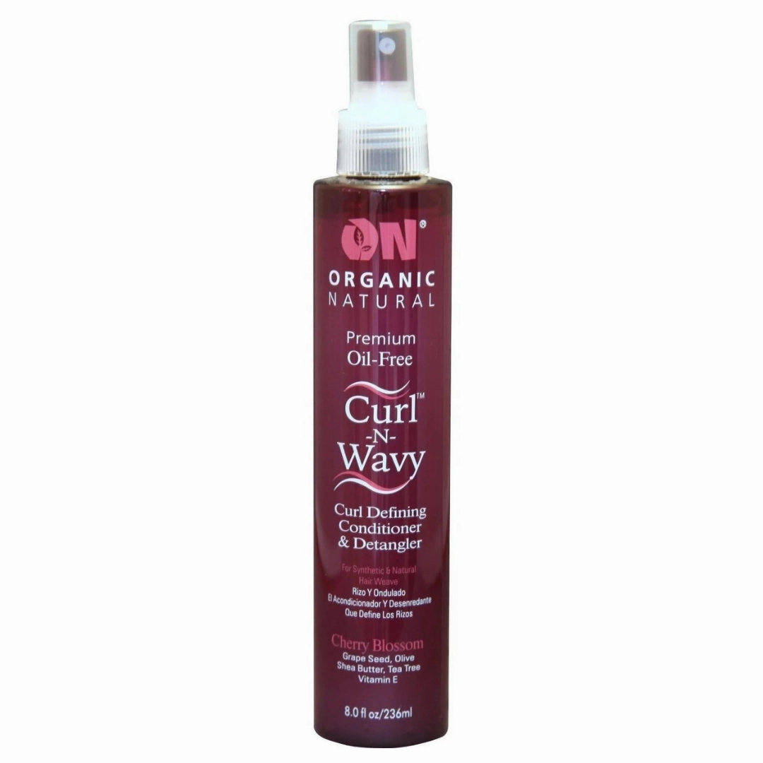 On Organic Natural Curl N Wavy Curl Defining Conditioner & Detangler - Cherry Blossom - 4.5 oz