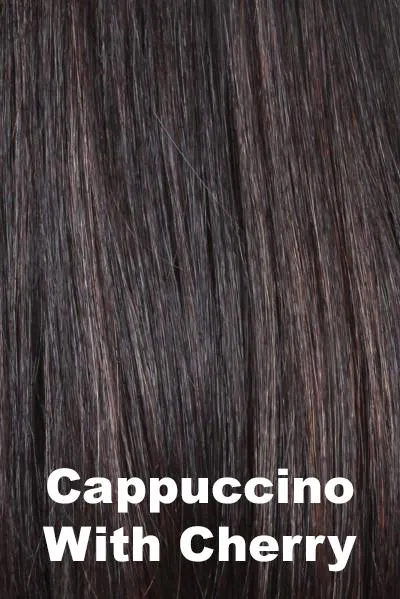 Sale - Belle Tress Toppers - Lace Front Mono Top Straight 14" (#7005) - Color: Cappuccino with Cherry