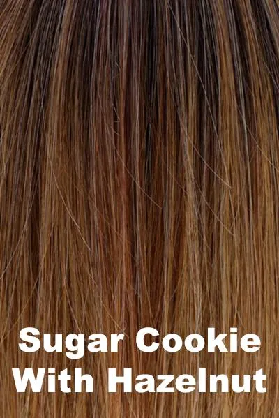 Sale - Belle Tress Toppers - Premium 14" Wave Topper (#7012) - Color: Sugar Cookie with Hazelnut