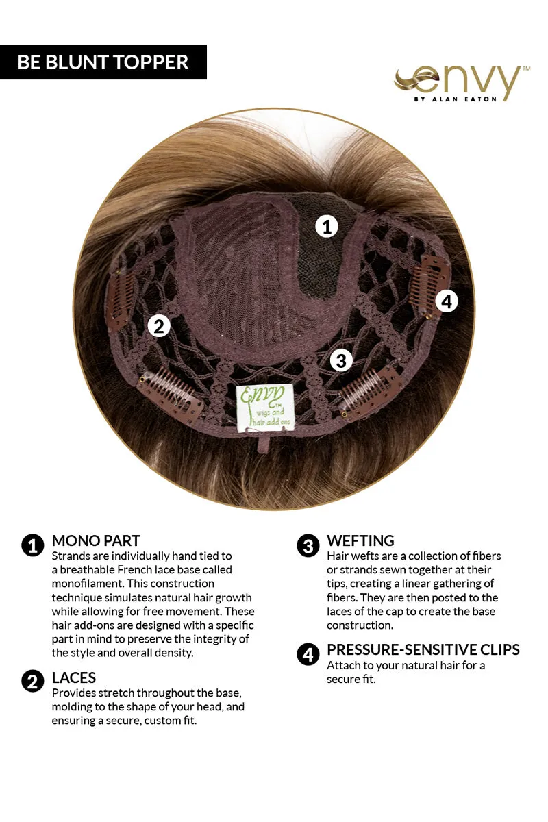 Sale - Envy Toppers - Be Blunt - Color: Light Blonde