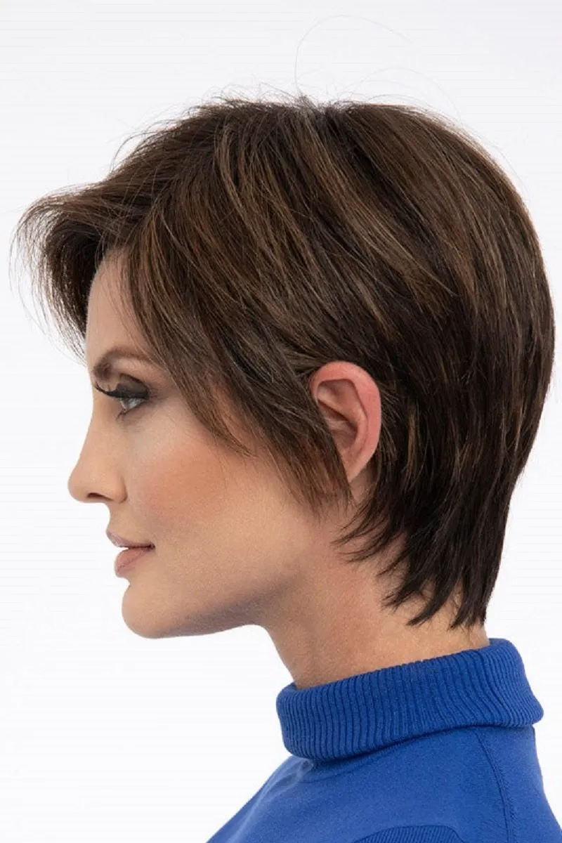 Sale - Envy Wigs - Billie - Human Hair Blend - Color: Light Brown