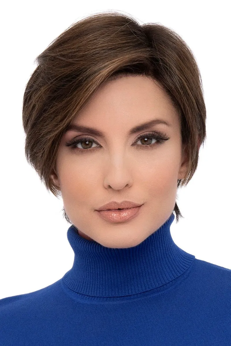 Sale - Envy Wigs - Billie - Human Hair Blend - Color: Light Brown