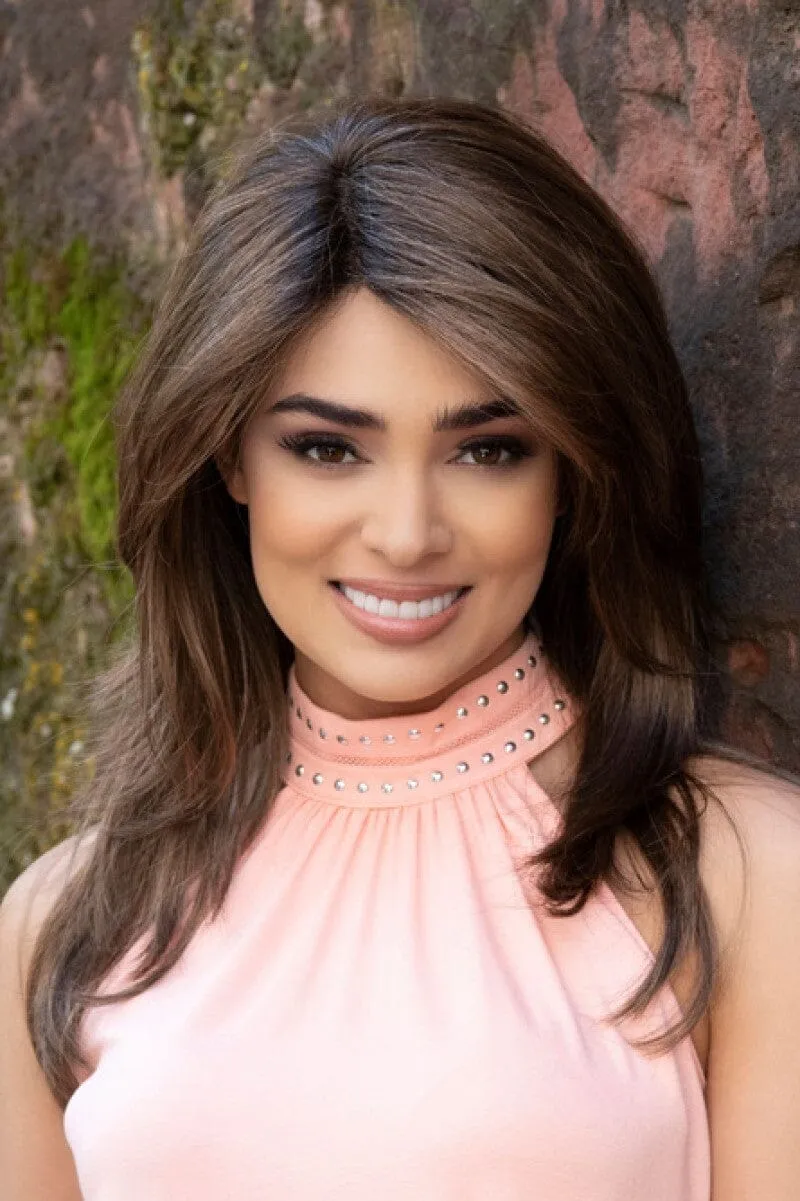 Sale - Envy Wigs - Brooke - Color: Platinum Shadow