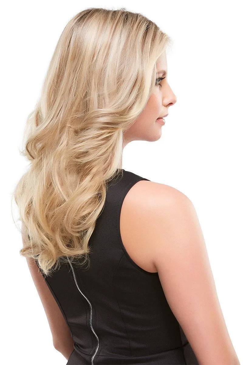 Sale - Jon Renau Toppers - EasiPart XL HD 12 (#359) - Color: 1B (Hot Fudge)