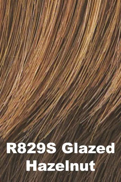 Sale - Raquel Welch Toppers - Faux Fringe - Color: Glazed Hazelnut (R829S)