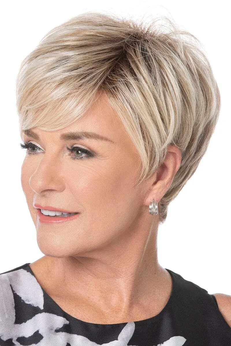 Sale - Toni Brattin Wigs - Popular Pixie Plus HF (#326) - Color: Dark Brown