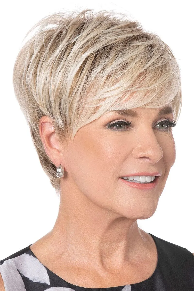 Sale - Toni Brattin Wigs - Popular Pixie Plus HF (#326) - Color: Dark Brown