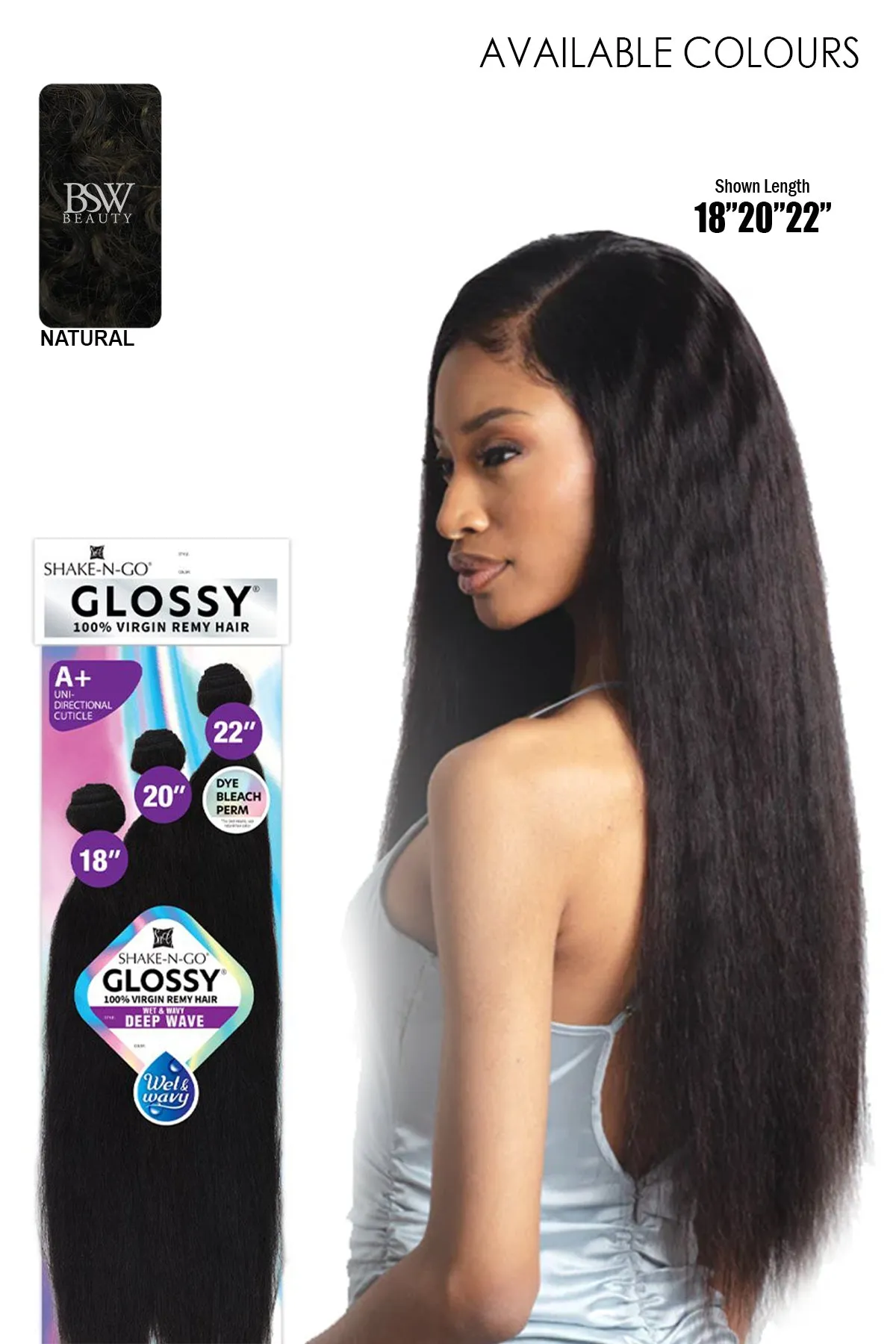 SHAKE N GO GLOSSY WET&WAVY DEEP WAVE