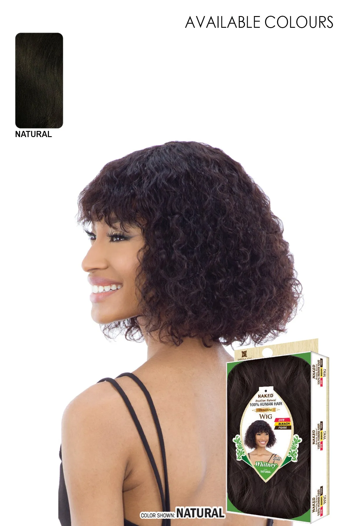 SHAKE N GO NAKED BRAZILIAN NATURAL 100% HUMAN HAIR WIG WHITNEY
